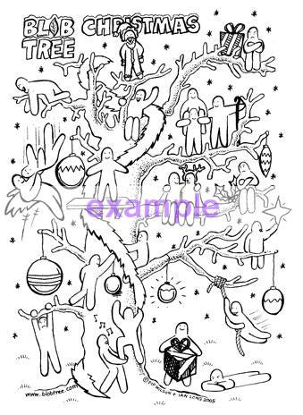 Blob Christmas Tree