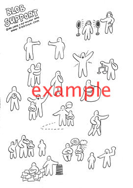 Blob People Printable Welcome 2 – blobshop